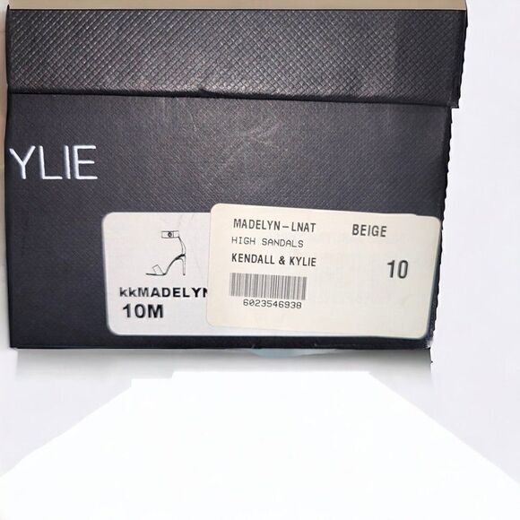 Kendall & Kylie beige suede Madelyn high heels sandals - Picture 8 of 8